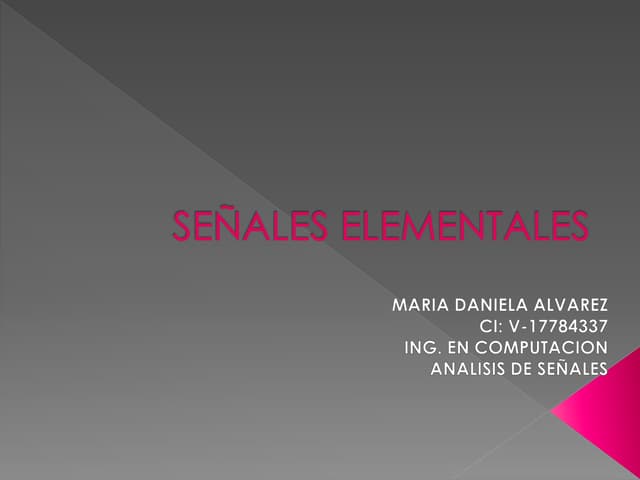 Analisis de señales