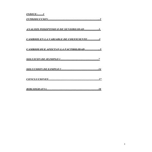 Analisis de sensibilidad