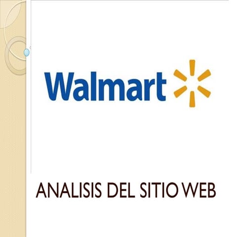 Analisis de sitio web walmart