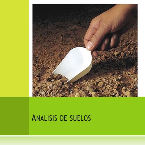 Analisis de suelos