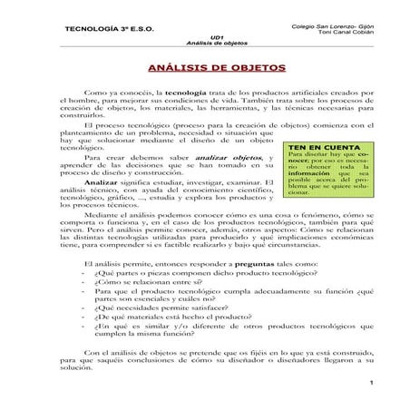 Analisis de tecnologicos