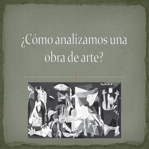 Analisis de una obra de arte