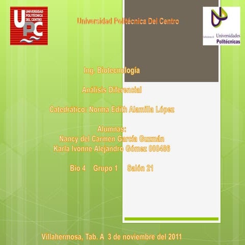 Aplicaciones de las ecuaciones diferenciales de primer orden en la química