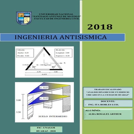 Analisis dinamico de un portico