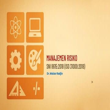 Analisis Dokumen SNI 8615_2018 (ISO 31000_2018) Manajemen Risiko ...
