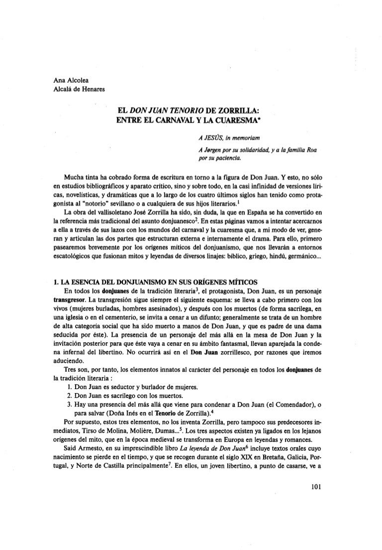 Analisis Don Juan