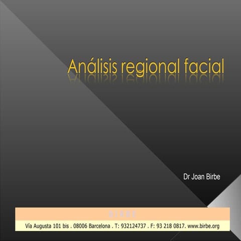 Analisis facial regional