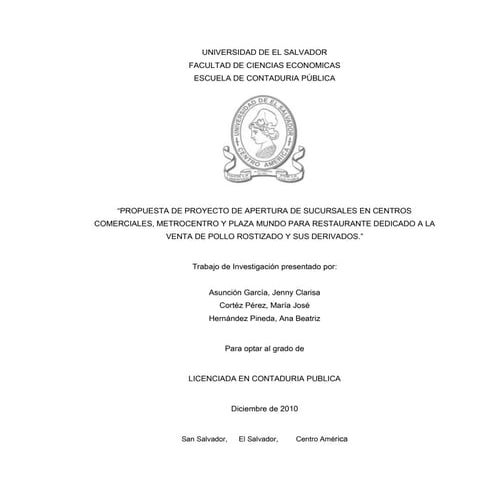 Analisis financiero restaurante