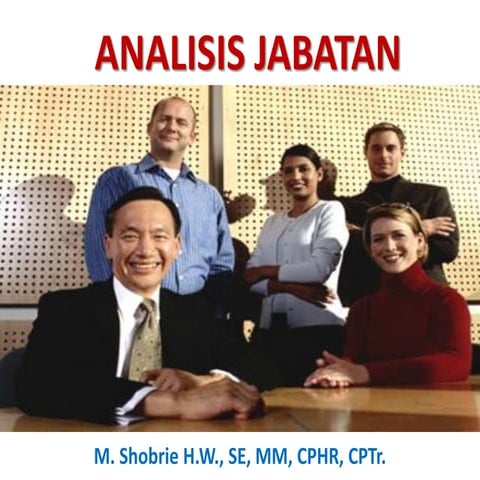 Pelatihan Analisis Jabatan
