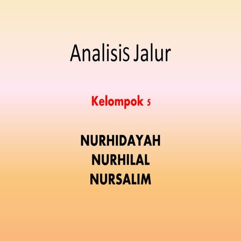 Analisis jalur
