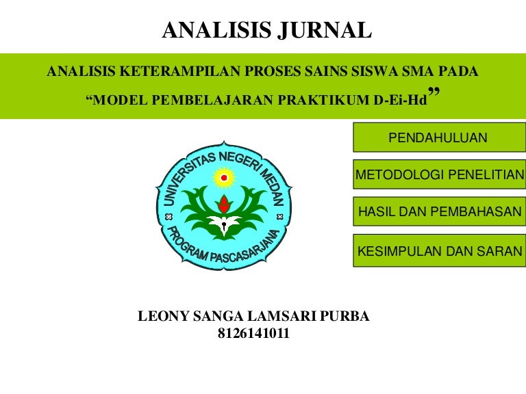 Analisis Jurnal Pendidikan