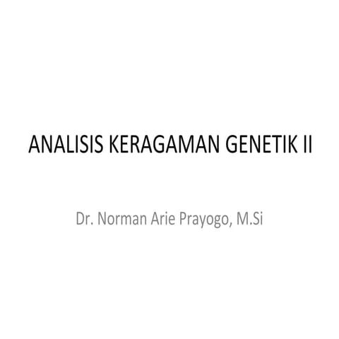 Analisis keragaman genetik_2