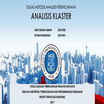 Analisis klaster