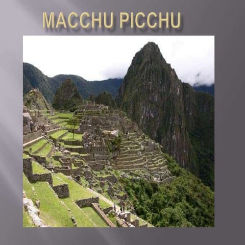 Analisis macchu picchu