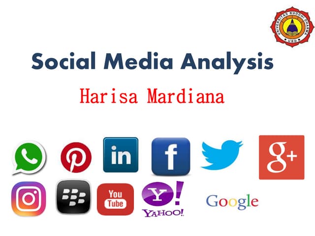 Analisis media sosial harisa mardiana