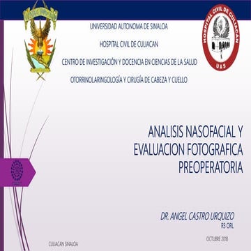 Analisis nasofacial y evaluacion fotografica preoperatoria