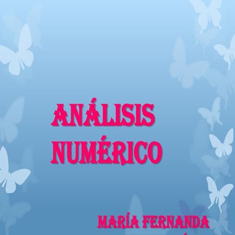 Analisis numerico unidad 1