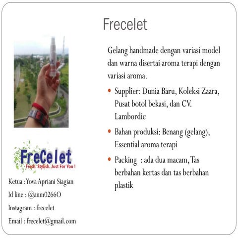Analisis pesaing kelompok frecelet mb-39-11