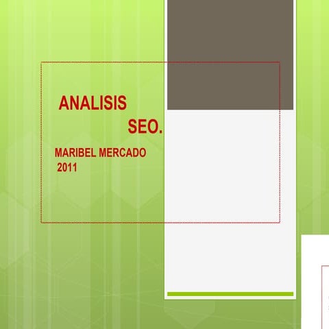 Analisis seo