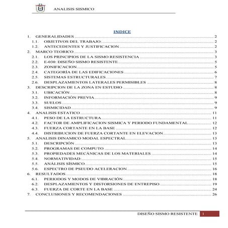 Analisis sismico de una edificacion de 10 niveles 