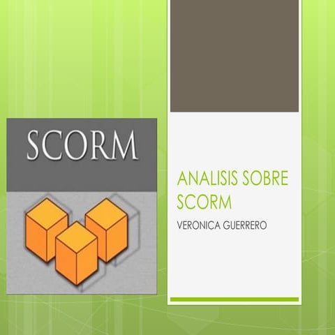 Analisis sobre scorm verog