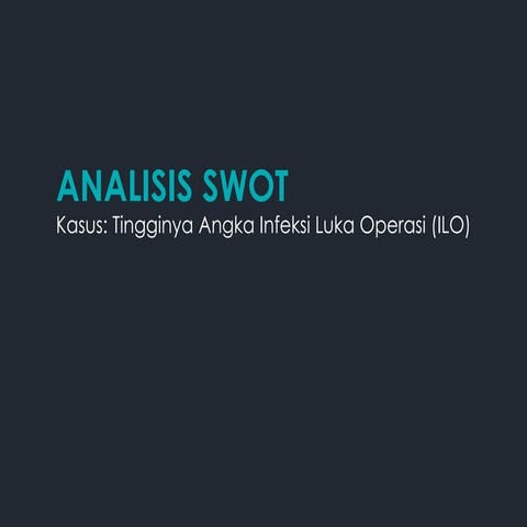 Comprehensive SWOT Analysis and Strategic Solutions for Reducing ...