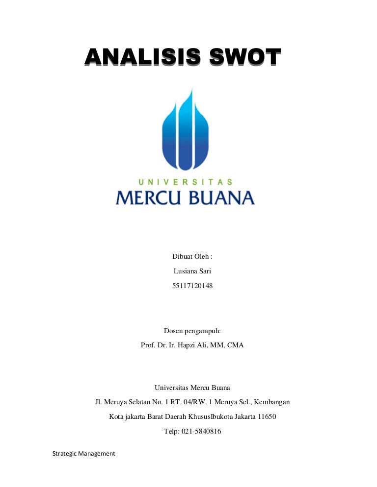 Analisis Swot Pt Indofood Sukses Makmur