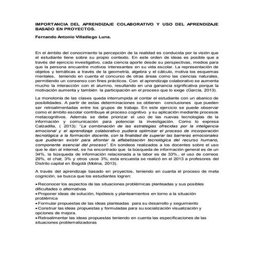 Analisis tendencias pedagogicas caso personal