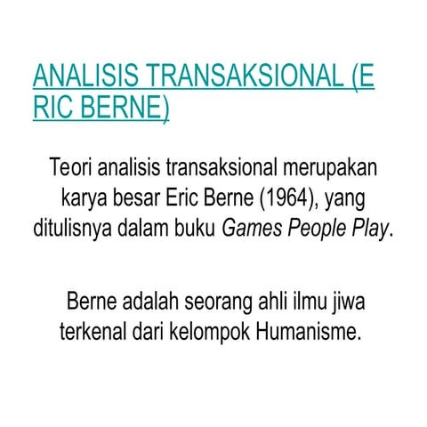 ANALISIS TRANSAKSIONALlllllllllllllllllllllllllllll