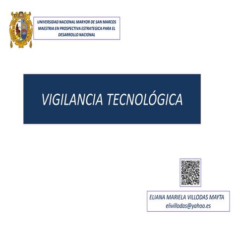 Vigilancia Tecnológica