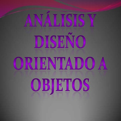 Analisis y diseño de sistemas