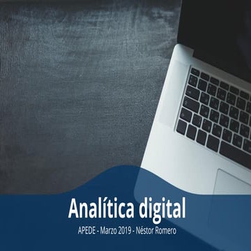 Analítica web - APEDE Panamá 2019
