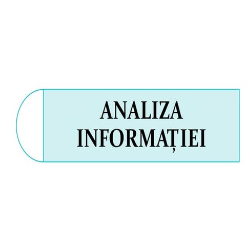 Analiza informatiei