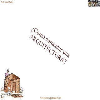 Cómo comentar una arquitectura. 2ºB...
