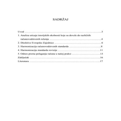 Analiza uticaja istorijskih okolnosti na racunovodstvo