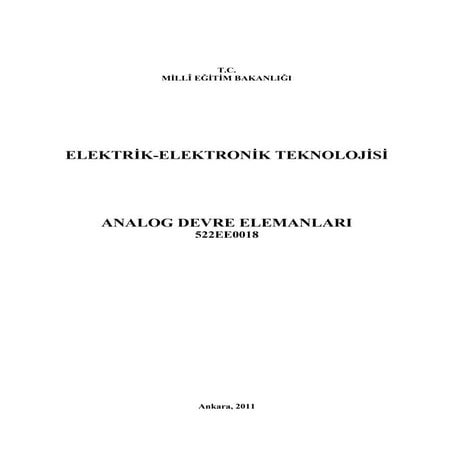 Analog devre elemanları