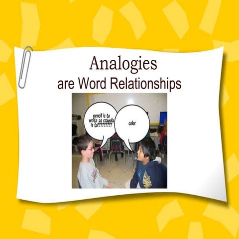 Analogies Ppt pptx
