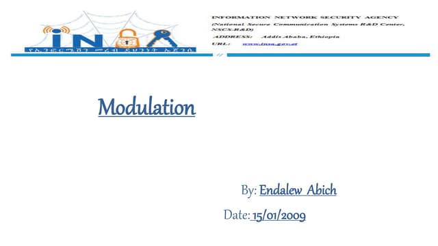 Analog Modulation For Communication Pptx Analog Modulation For Communication Pptx