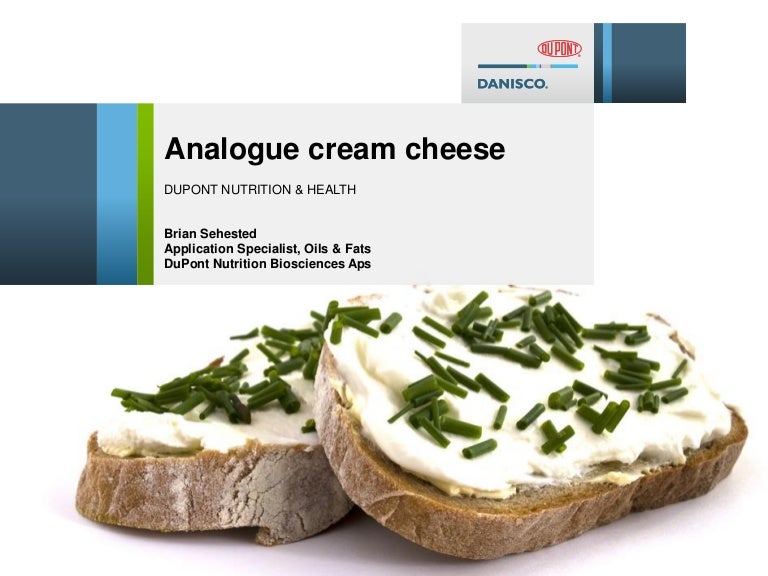 Analogue cream cheese