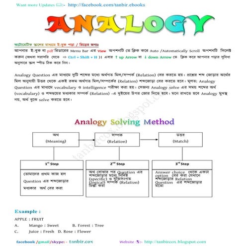 Analogy (english grammar)by tanbircox
