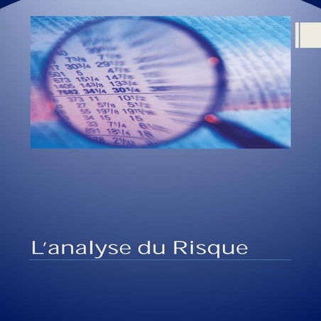 Analyse du risque & risk management | PDF