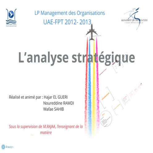 Analyse stratégique 