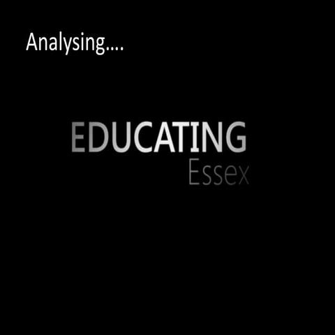 Analysing educating essex