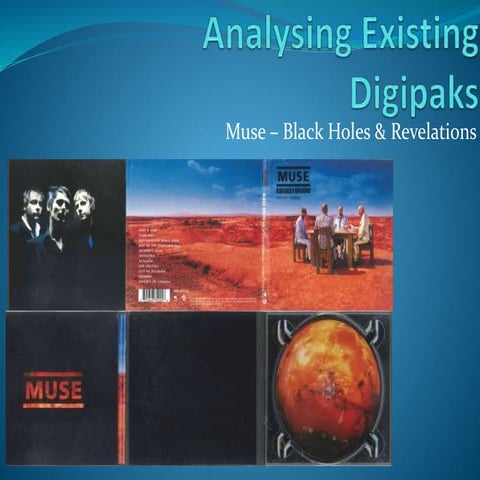 Analysing existing digipaks