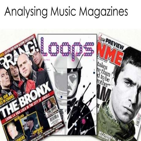 Analysing music magazines