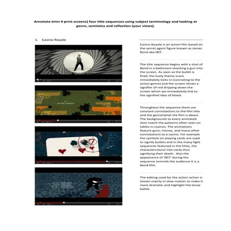 Analysing title sequences | PDF
