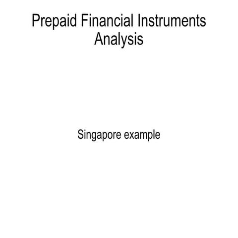 Prepaid Payment Regulatory Aspects