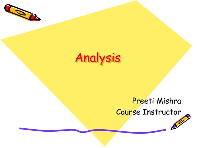 Analysis