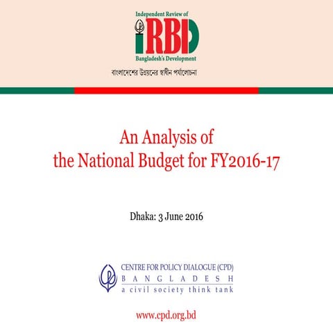 Analysis of-the-national-budget-fy-2016-17-powerpoint