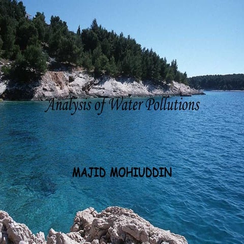 Analysis Of Water Pollutions